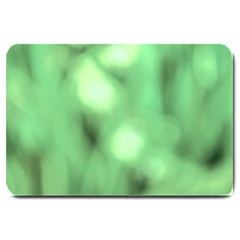 Green Vibrant Abstract No4 Large Doormat 