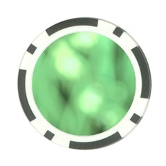 Green Vibrant Abstract No4 Poker Chip Card Guard