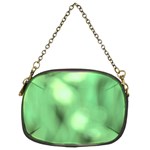 Green Vibrant Abstract No4 Chain Purse (Two Sides) Front