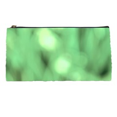 Green Vibrant Abstract No4 Pencil Case by DimitriosArt