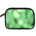 Green Vibrant Abstract No4 Digital Camera Leather Case Front