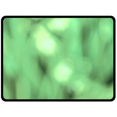 Green Vibrant Abstract No4 Fleece Blanket (Large) 