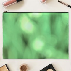 Green Vibrant Abstract No4 Cosmetic Bag (XXXL)