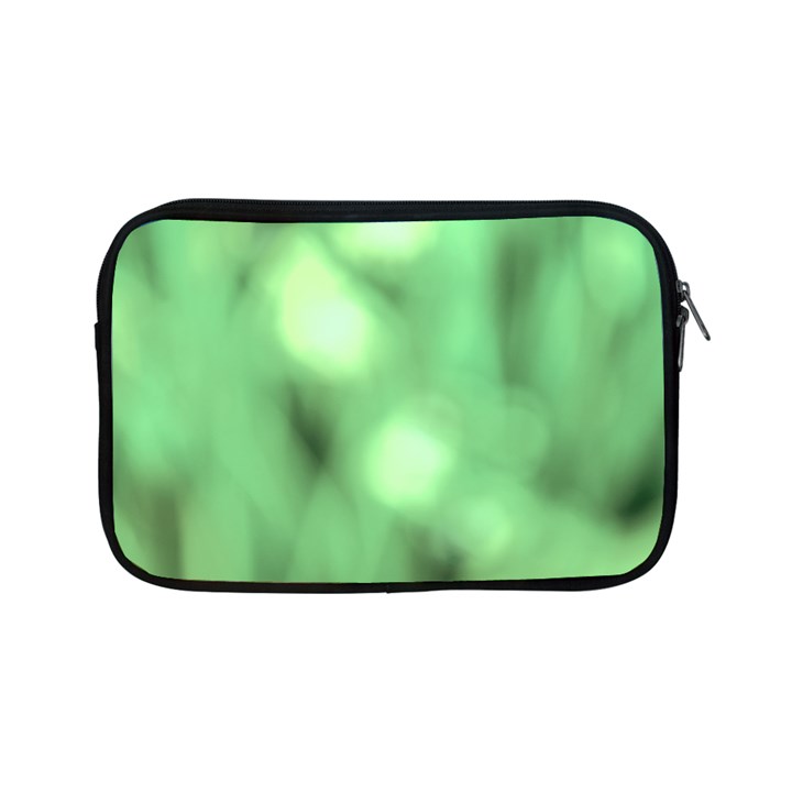 Green Vibrant Abstract No4 Apple iPad Mini Zipper Cases