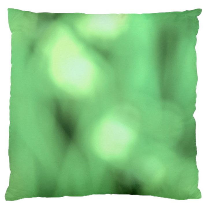 Green Vibrant Abstract No4 Standard Flano Cushion Case (Two Sides)