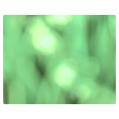 Green Vibrant Abstract No4 Double Sided Flano Blanket (Medium) 