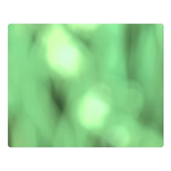 Green Vibrant Abstract No4 Double Sided Flano Blanket (Large) 