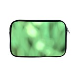 Green Vibrant Abstract No4 Apple MacBook Pro 13  Zipper Case Front