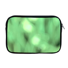 Green Vibrant Abstract No4 Apple MacBook Pro 17  Zipper Case