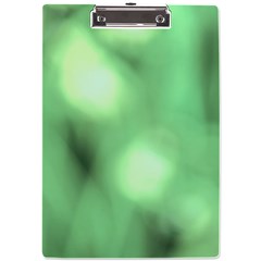 Green Vibrant Abstract No4 A4 Clipboard by DimitriosArt