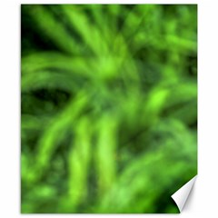 Green Abstract Stars Canvas 8  X 10  by DimitriosArt