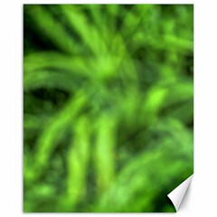 Green Abstract Stars Canvas 16  X 20  by DimitriosArt