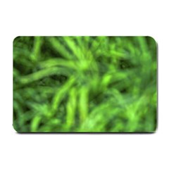 Green Abstract Stars Small Doormat  by DimitriosArt