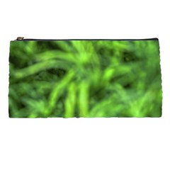 Green Abstract Stars Pencil Case by DimitriosArt