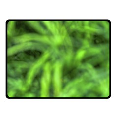 Green Abstract Stars Fleece Blanket (small) by DimitriosArt