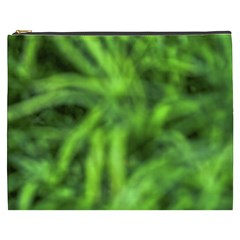 Green Abstract Stars Cosmetic Bag (xxxl) by DimitriosArt