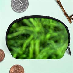 Green Abstract Stars Accessory Pouch (large) by DimitriosArt