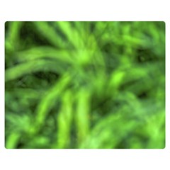 Green Abstract Stars Double Sided Flano Blanket (medium)  by DimitriosArt