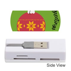 Seasons Greeting Christmas Ornament  Memory Card Reader (stick)