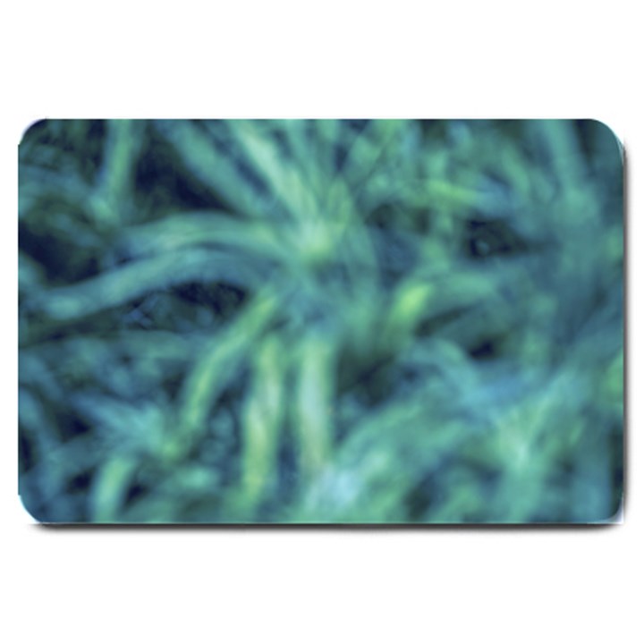 Blue Abstract Stars Large Doormat 