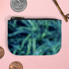 Blue Abstract Stars Mini Coin Purse by DimitriosArt