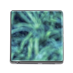 Blue Abstract Stars Memory Card Reader (square 5 Slot) by DimitriosArt