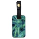 Blue Abstract Stars Luggage Tag (one side) Front