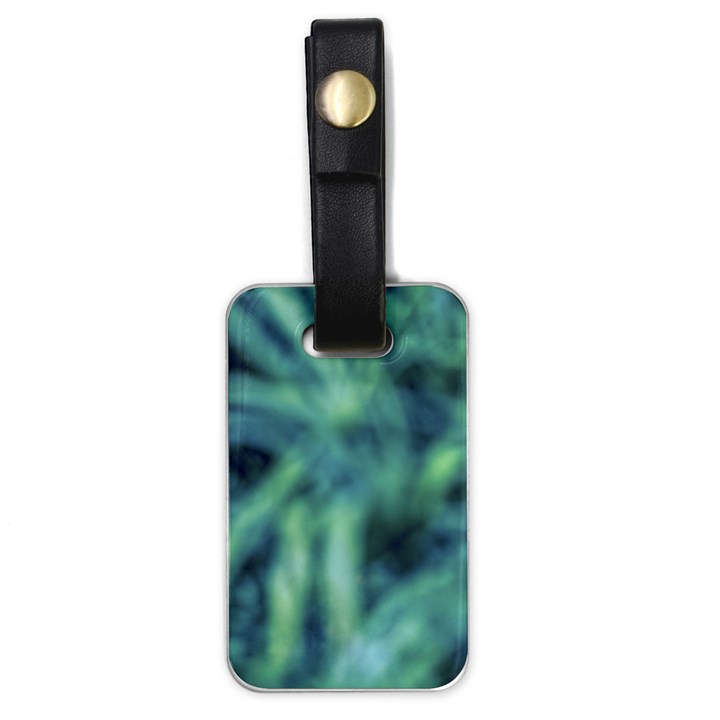 Blue Abstract Stars Luggage Tag (one side)