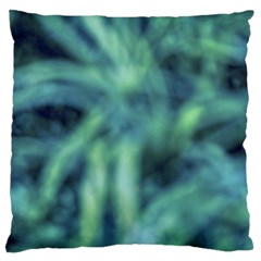 Blue Abstract Stars Large Cushion Case (two Sides) by DimitriosArt