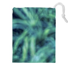 Blue Abstract Stars Drawstring Pouch (5xl) by DimitriosArt