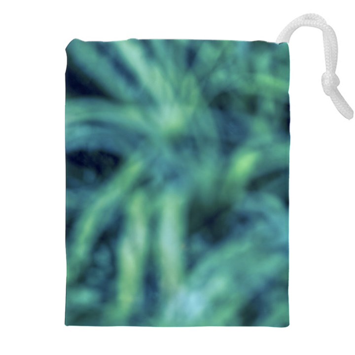 Blue Abstract Stars Drawstring Pouch (5XL)