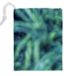 Blue Abstract Stars Drawstring Pouch (5XL) Back