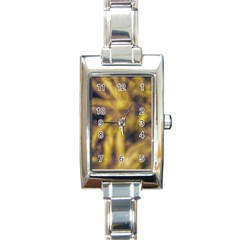 Yellow Abstract Stars Rectangle Italian Charm Watch