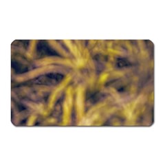 Yellow Abstract Stars Magnet (rectangular) by DimitriosArt