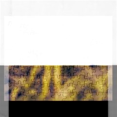 Yellow Abstract Stars Rectangular Jigsaw Puzzl