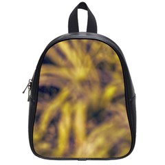 Yellow Abstract Stars School Bag (small)