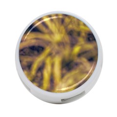 Yellow Abstract Stars 4-port Usb Hub (two Sides) by DimitriosArt