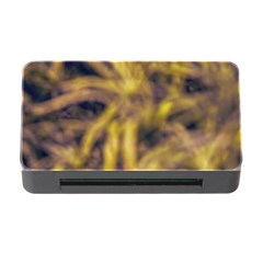 Yellow Abstract Stars Memory Card Reader With Cf