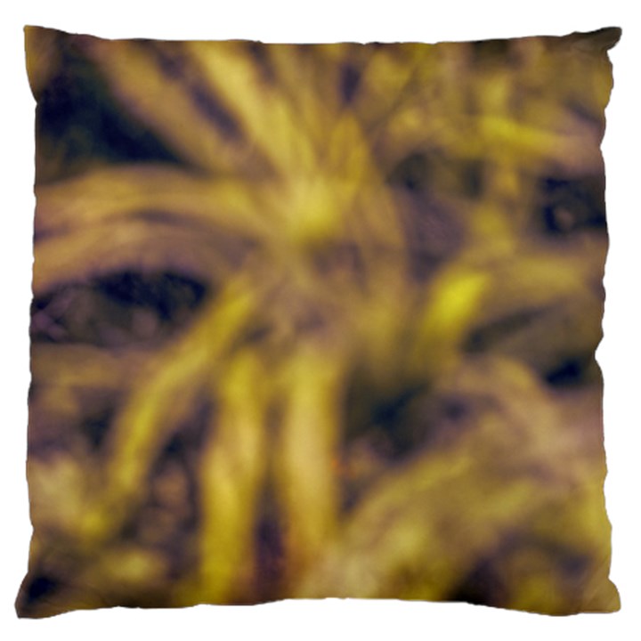 Yellow Abstract Stars Standard Flano Cushion Case (Two Sides)