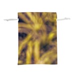 Yellow Abstract Stars Lightweight Drawstring Pouch (S) Front