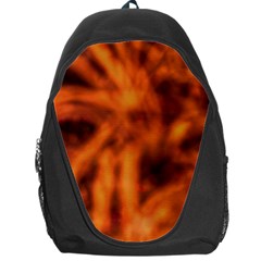 Red Abstract Stars Backpack Bag by DimitriosArt