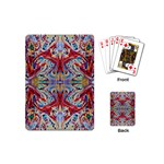 Red Feathers Playing Cards Single Design (Mini) Back