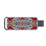 Red Feathers Portable USB Flash (Two Sides) Back