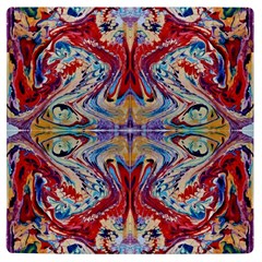 Red Feathers Uv Print Square Tile Coaster 