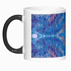 Blue Repeats Morph Mugs by kaleidomarblingart