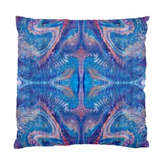 Blue Repeats Standard Cushion Case (two Sides) by kaleidomarblingart