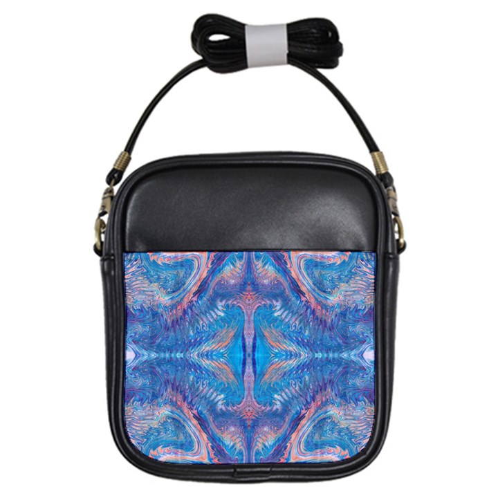 Blue Repeats Girls Sling Bag