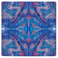 Blue Repeats Uv Print Square Tile Coaster 