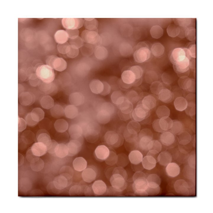 Light Reflections Abstract No6 Rose Tile Coaster