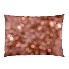 Light Reflections Abstract No6 Rose Pillow Case by DimitriosArt